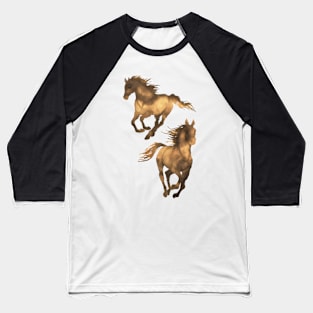 Wild Horses Baseball T-Shirt